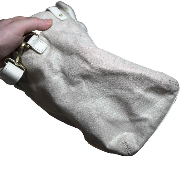 TUMI Two-Toned White Laptop Tote LMT. Collection Sloane 2012 Academia Corpcore - Picture 12 of 13